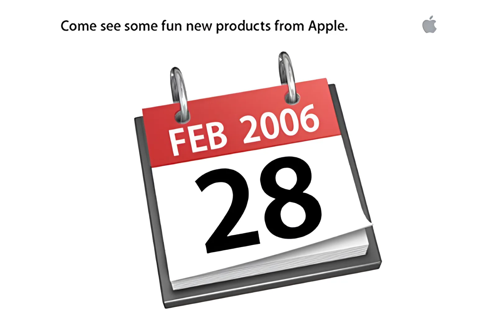 Apple Event invitation: Come see some fun new products from Apple.